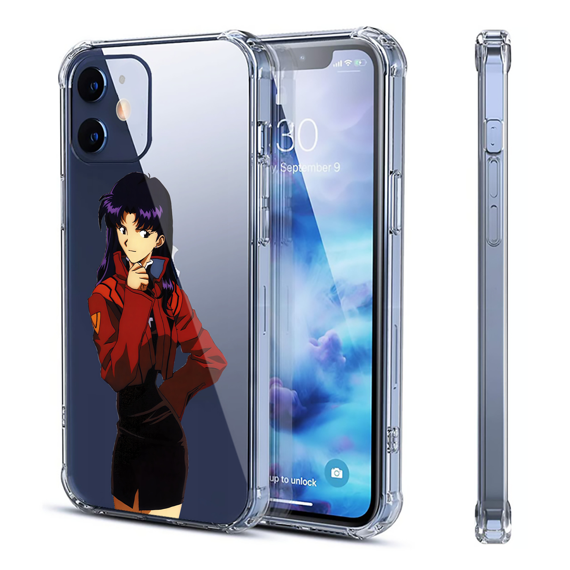 （画像用） EVA 新世紀エヴァンゲリオン 【iPhone 12シリーズ対応】透明スマホケース（クリアソフトケース）